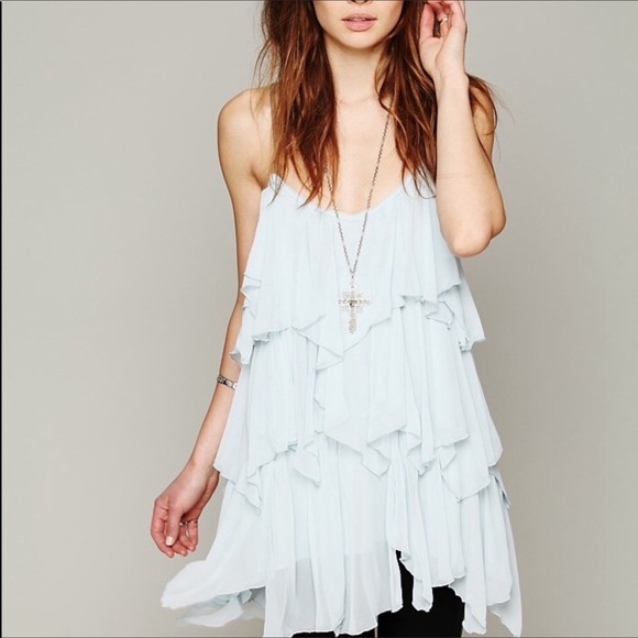 Free People Tops - Free People Cascade of Ruffles Tunic (Dress)